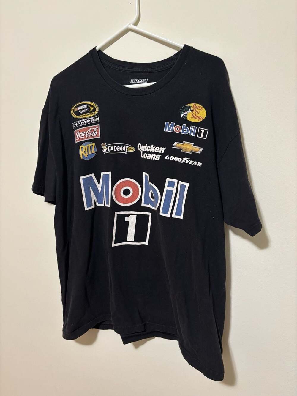 Tony Stewart-Haas Racing No. 14 Mobil 1 NASCAR Graphic T-Shirt